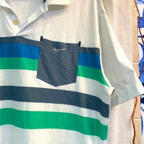 NWOT Men’s Nike Golf Tour Performance Dri-Fit 100% Polyester Golf Polo Size L - Picture 4 of 9